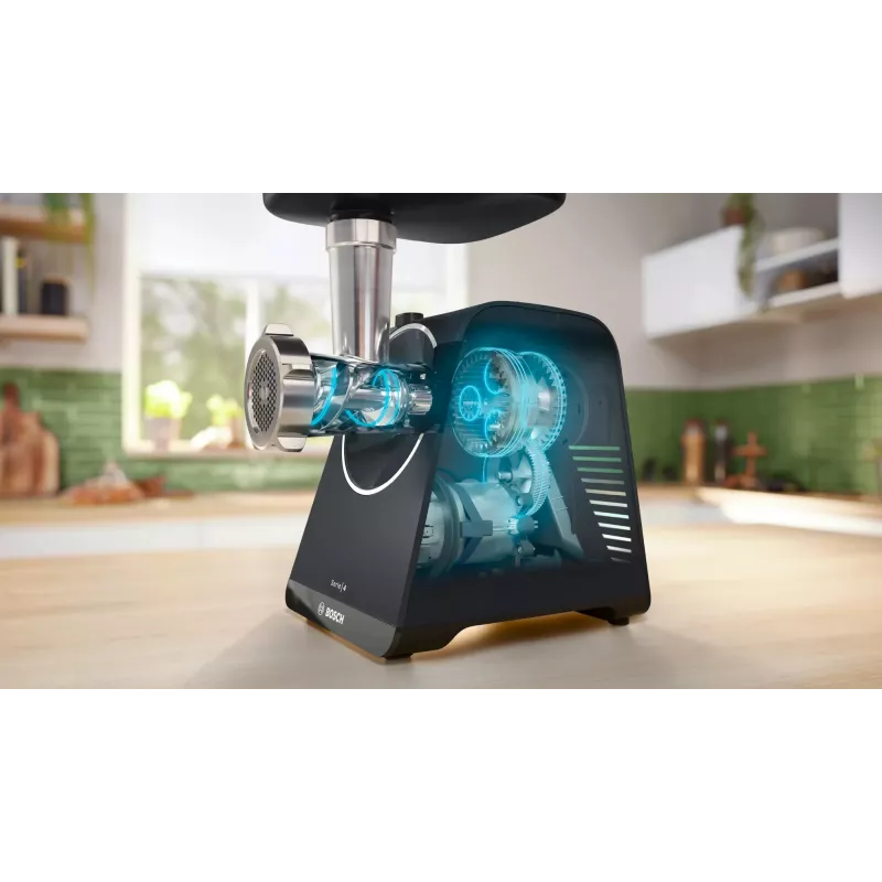 Tritacarne Bosch Serie 4 MFWS450B 500 W, 2,5 kg/min, 2 velocità, nero