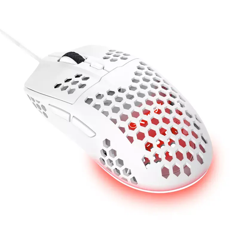 Mouse Trust GXT928W USB ottico leggero bianco