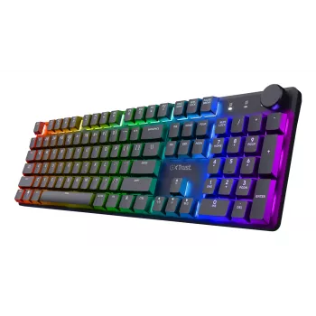 Trust GXT 868 Torix Tastiera Gaming USB + RF Wireless + Bluetooth QWERTY US English nero