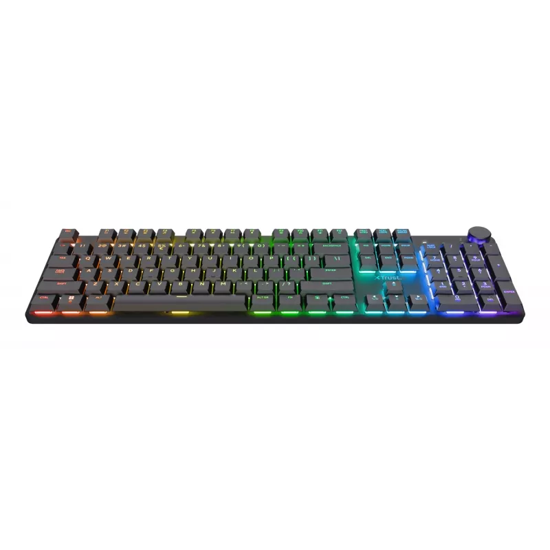 Trust GXT 868 Torix Tastiera Gaming USB + RF Wireless + Bluetooth QWERTY US English nero
