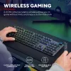 Trust GXT 868 Torix Tastiera Gaming USB + RF Wireless + Bluetooth QWERTY US English nero