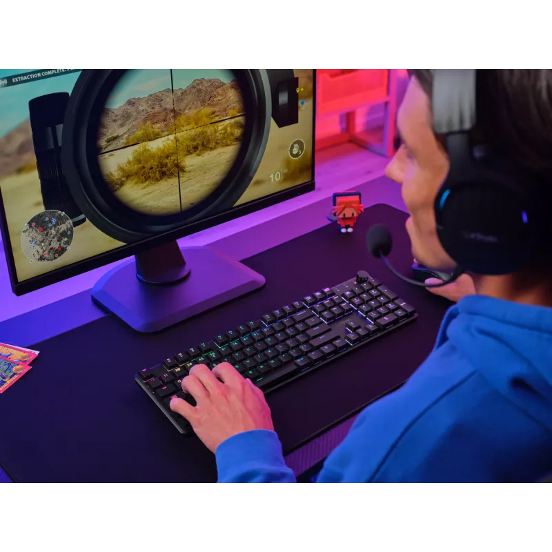 Trust GXT 868 Torix Tastiera Gaming USB + RF Wireless + Bluetooth QWERTY US English nero