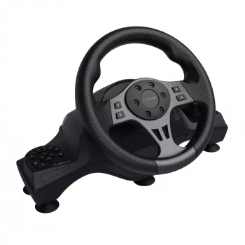 Trust GXT 289 Movi nero volante USB + pedale Nintendo Switch, PlayStation 4, Xbox One S, Xbox One X, Xbox Series S, Xbox Series X
