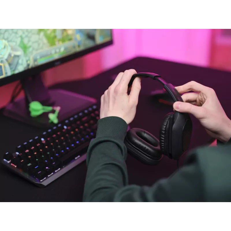 Trust GXT 415 Zirox Headset con filo Head-band Gaming nero