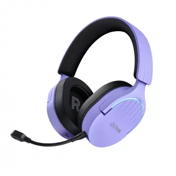 Trust GXT 491P FAYZO Headset con filo e senza fili fascia per la testa Gaming USB Type-A Bluetooth nero, viola