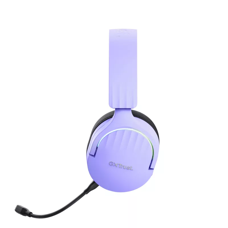 Trust GXT 491P FAYZO Headset con filo e senza fili fascia per la testa Gaming USB Type-A Bluetooth nero, viola