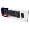 Trust Primo Tastiera, mouse incluso, universale, USB, QWERTY, US-English, nero