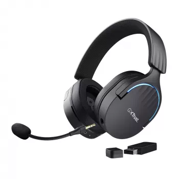 Trust GXT 491 Fayzo Headset con filo e senza fili fascia per la testa Gaming USB Type-C Bluetooth nero