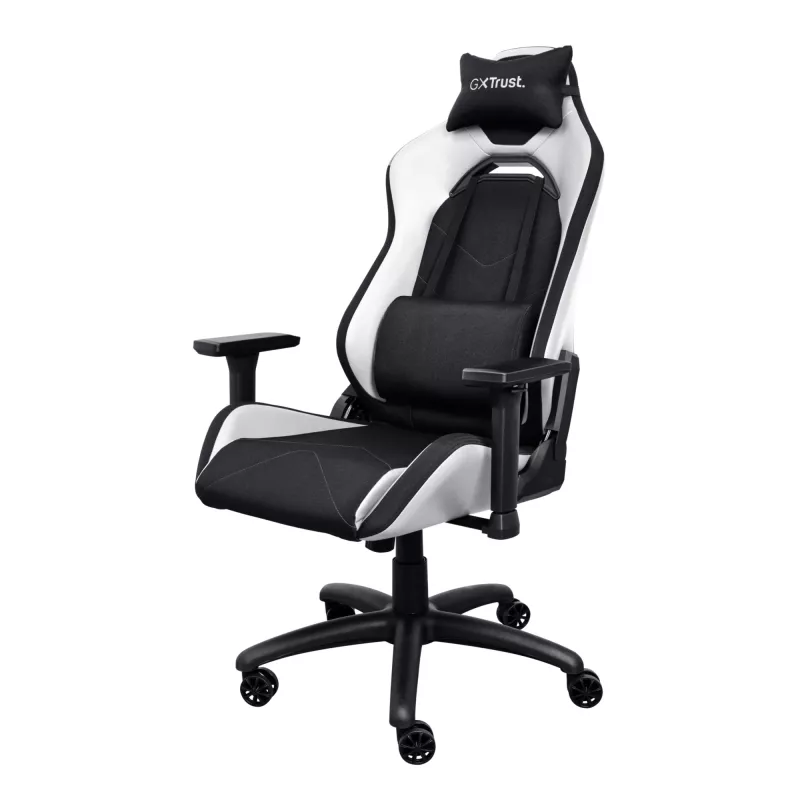 Trust GXT 714 RUYA Sedia da gaming universale, nero, bianco