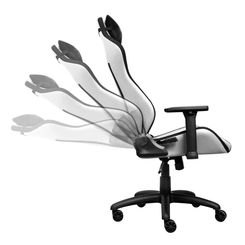 Trust GXT 714 RUYA Sedia da gaming universale, nero, bianco