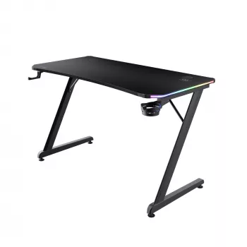 Tavolo rettangolare TRUST GXT 709 LUMINUS nero 1200x600x740 mm