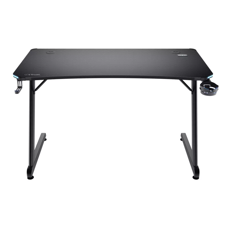 Tavolo rettangolare TRUST GXT 709 LUMINUS nero 1200x600x740 mm