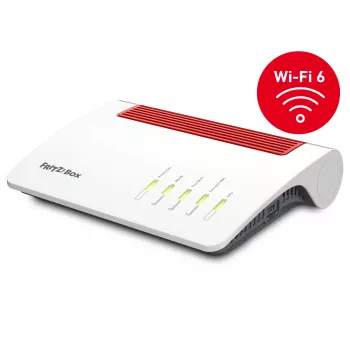 Box 7590 AX router Wi-Fi Gigabit Ethernet dual band (2,4 GHz / 5 GHz) bianco