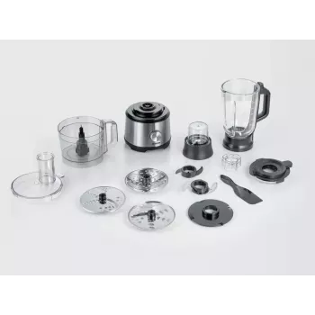 Robot da cucina Severin KM 3892 1200 W 1,5 l nero acciaio inox