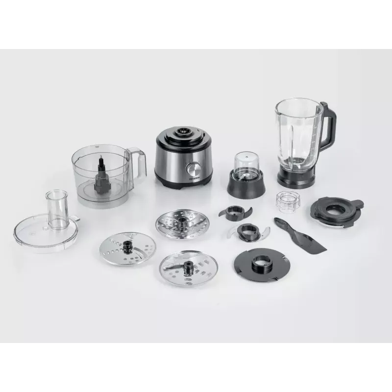 Robot da cucina Severin KM 3892 1200 W 1,5 l nero acciaio inox