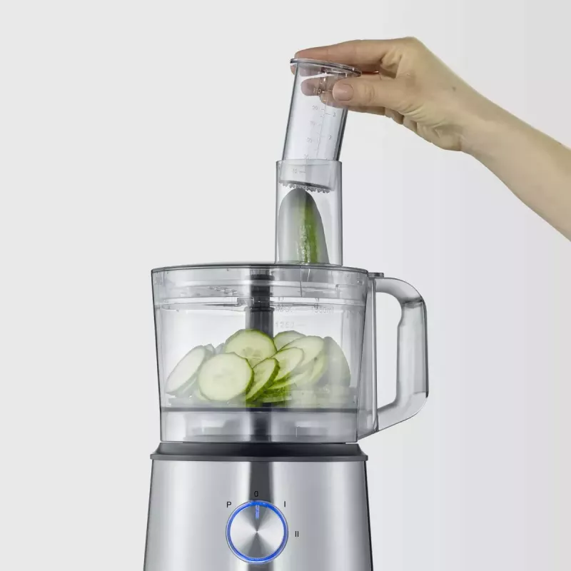 Robot da cucina Severin KM 3892 1200 W 1,5 l nero acciaio inox