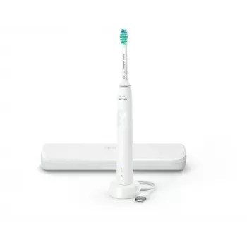 Spazzolino sonico Philips serie 3100 HX3673/13 — sonico, 31.000 movimenti/min, 1 modalità, bianco, ricaricabile con batteria Li-Ion