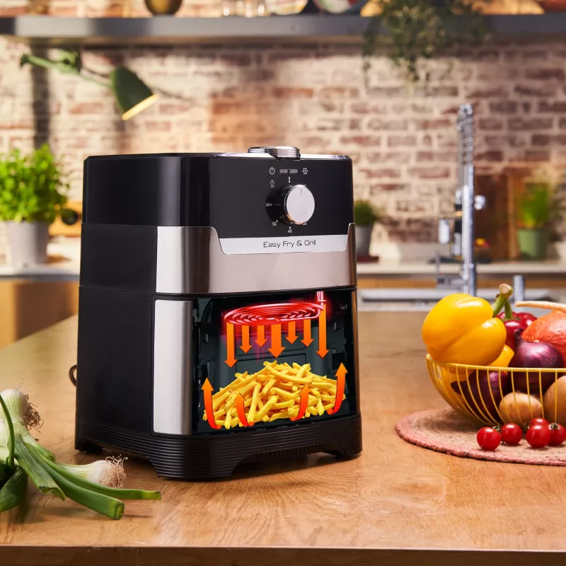 Friggitrice ad aria Tefal Easy Fry Grill & Steam FW2018 singola stand-alone 1700 W nero