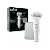 Epilatore Braun Silk-épil 9 9-011 40 pinzette argento bianco