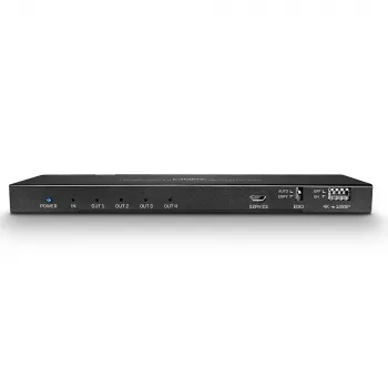 Splitter HDMI 18G Lindy 4 porte con audio e downscaling