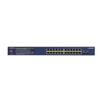 NETGEAR GS724TP-300EUS switch di rete Managed L2/L3/L4 Gigabit Ethernet (10/100/1000) Power over Ethernet (PoE) blu