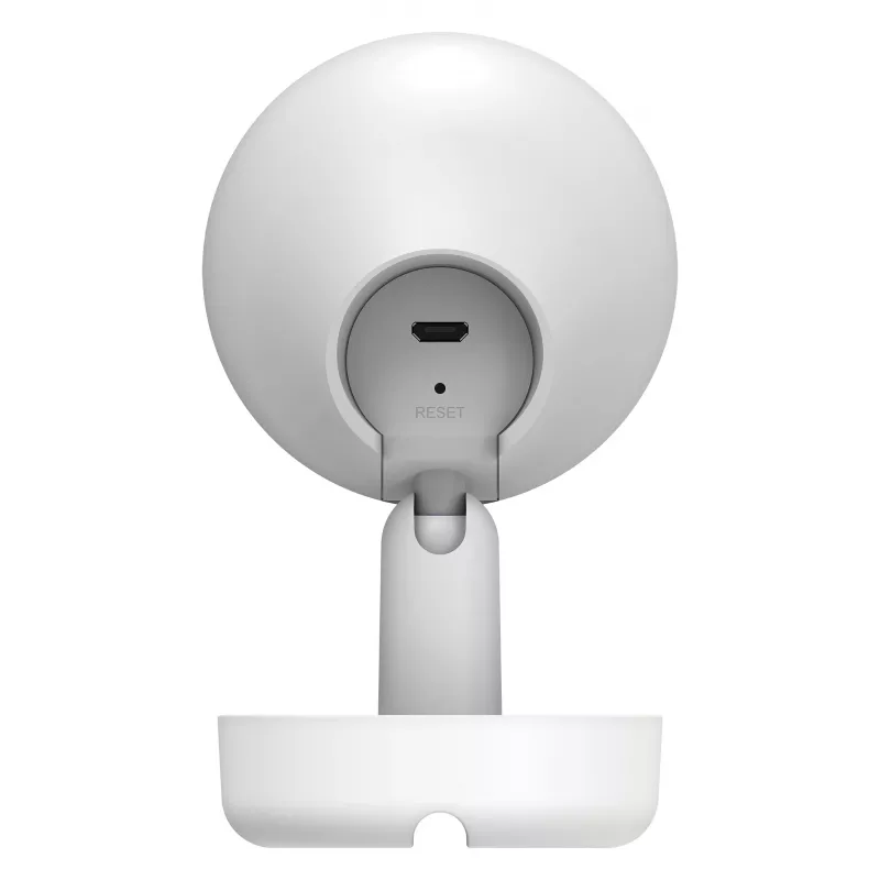 D-Link 2K QHD telecamera Wi-Fi per interni DCS-8350LH, telecamera di videosorveglianza IP, interni, con filo & wireless, Amazon Alexa & Google Assistant, da tavolo, bianco