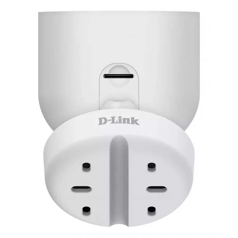 D-Link 2K QHD telecamera Wi-Fi per interni DCS-8350LH, telecamera di videosorveglianza IP, interni, con filo & wireless, Amazon Alexa & Google Assistant, da tavolo, bianco