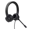 Trust HS-150 headset con filo archetto ufficio/call center nero