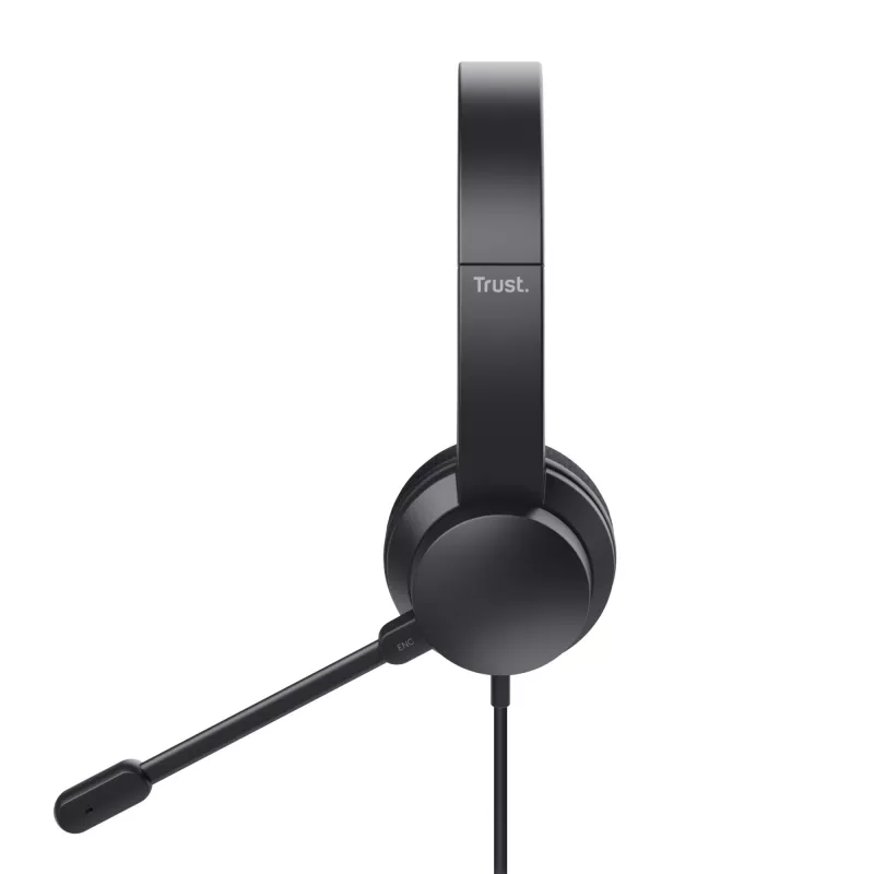 Trust HS-260 headset con filo archetto posteriore ufficio/call center USB Type-A nero