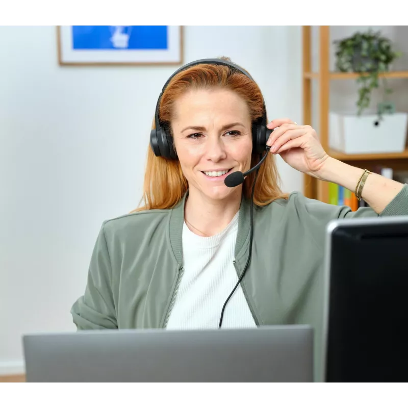 Trust HS-260 headset con filo archetto posteriore ufficio/call center USB Type-A nero