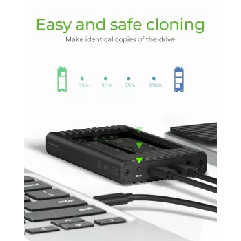 Case SSD ICY BOX IB-2817MCL-C31 nero M.2 alimentato USB