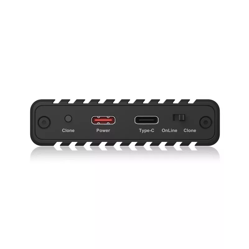 Case SSD ICY BOX IB-2817MCL-C31 nero M.2 alimentato USB