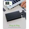 Case SSD ICY BOX IB-2817MCL-C31 nero M.2 alimentato USB