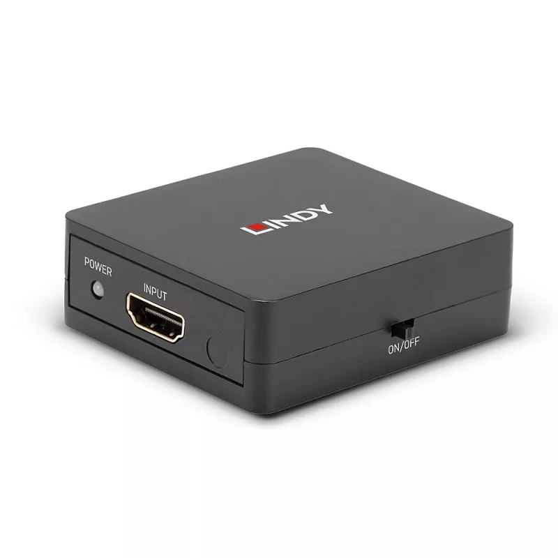 Splitter HDMI 18G Lindy a 2 porte, compatto