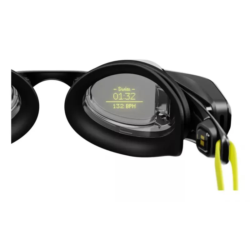 Occhialini da nuoto Form Smart Swim 2 — unisex, montatura nera, lenti nere