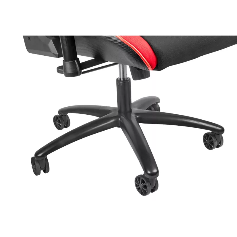 Sedia da gaming per PC GENESIS SX77 seduta imbottita nero, rosso