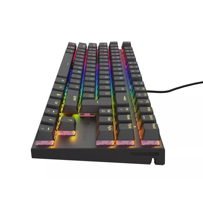 Tastiera da gaming GENESIS Thor 303 TKL USB QWERTY spagnolo nero