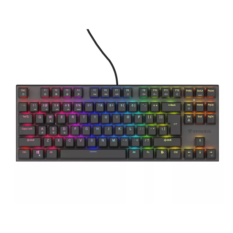 Tastiera da gaming GENESIS Thor 303 TKL USB QWERTY spagnolo nero