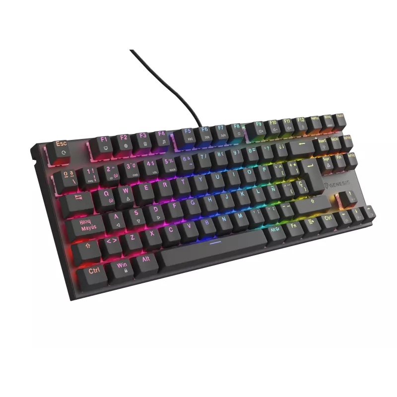 Tastiera da gaming GENESIS Thor 303 TKL USB QWERTY spagnolo nero