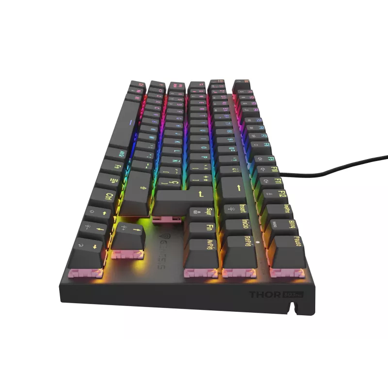 Tastiera da gaming GENESIS Thor 303 TKL USB QWERTY spagnolo nero