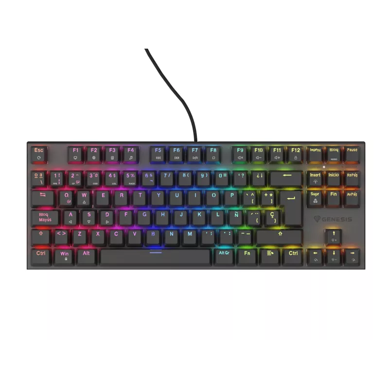 Tastiera da gaming GENESIS Thor 303 TKL USB QWERTY spagnolo nero