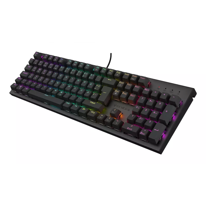 Tastiera da gaming GENESIS Thor 303 USB QWERTZ tedesco nero meccanica RGB