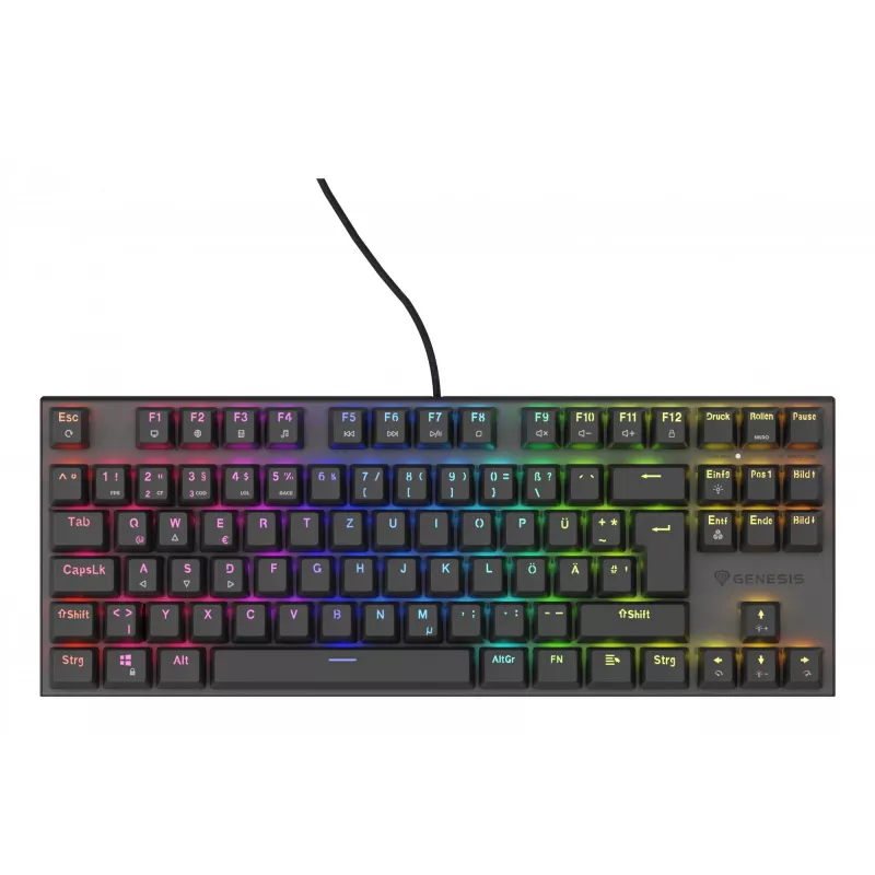 Tastiera da gaming GENESIS Thor 303 TKL USB QWERTZ tedesco nero