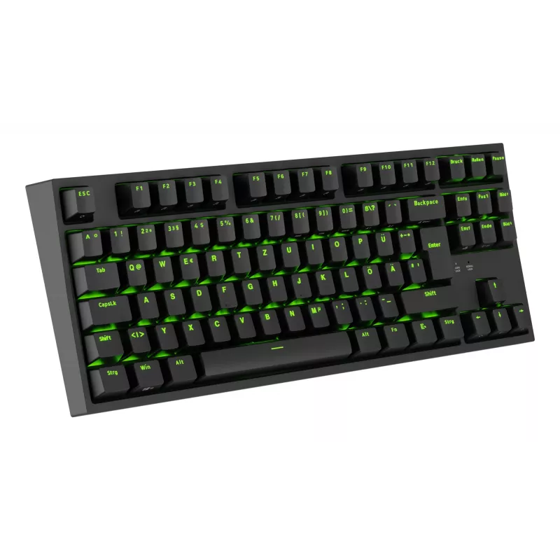 Tastiera da gaming GENESIS Thor 404 TKL USB QWERTZ tedesco nero