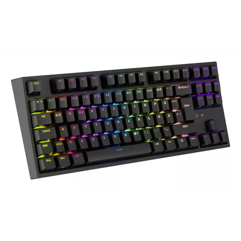 Tastiera da gaming GENESIS Thor 404 TKL USB QWERTZ tedesco nero