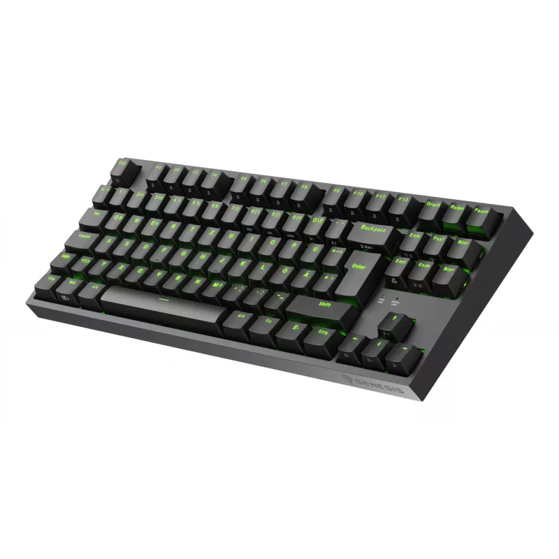 Tastiera da gaming GENESIS Thor 404 TKL USB QWERTZ tedesco nero