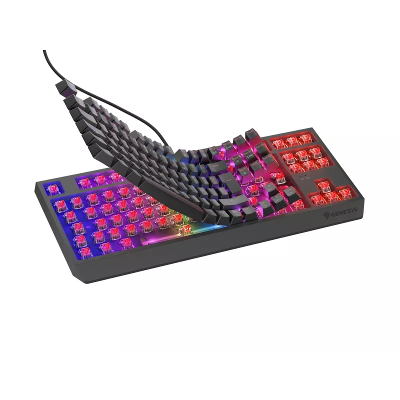 Tastiera da gaming GENESIS Thor 230 TKL USB QWERTY spagnolo nero