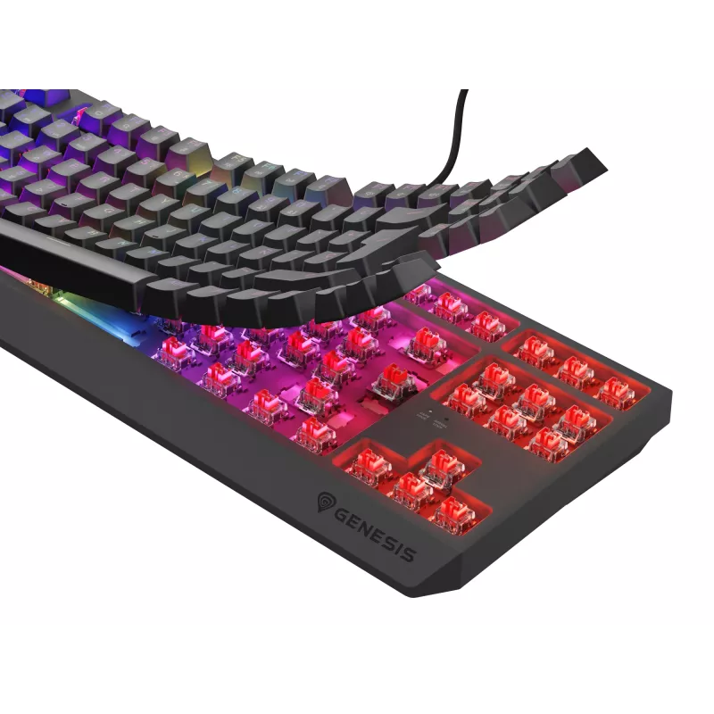 Tastiera da gaming GENESIS Thor 230 TKL USB QWERTY spagnolo nero