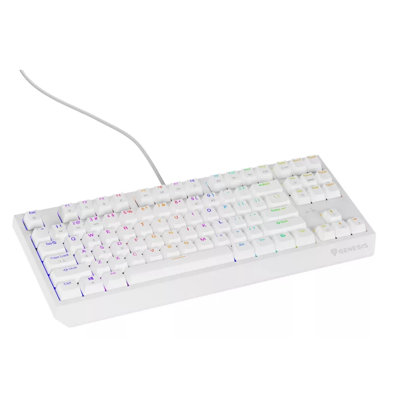 Tastiera da gaming GENESIS Thor 230 TKL USB QWERTY inglese US bianco