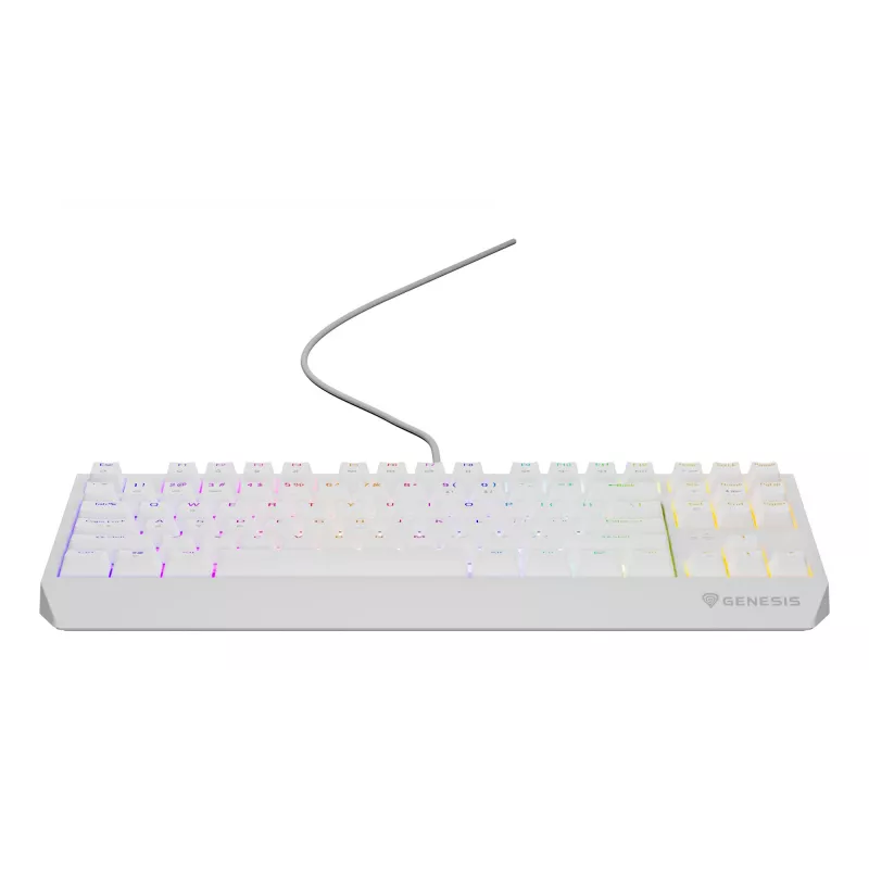Tastiera da gaming GENESIS Thor 230 TKL USB QWERTY inglese US bianco